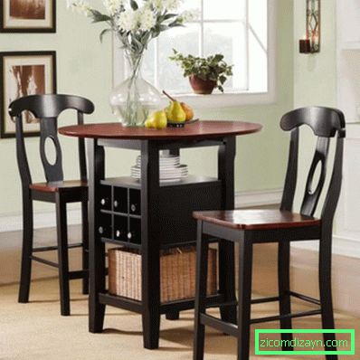 stolovi sa velikim stolom sa stolom sa stolom sa stolom za odlaganje rota-korpe-skladištenje i stolice sa crnim i crnim bojenim dekoracijama