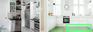 Dizajn i boja linoleuma u kuhinji